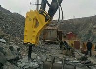 600 Bpm Excavator Cat Hydraulic Hammer Demolishing Concrete Structures