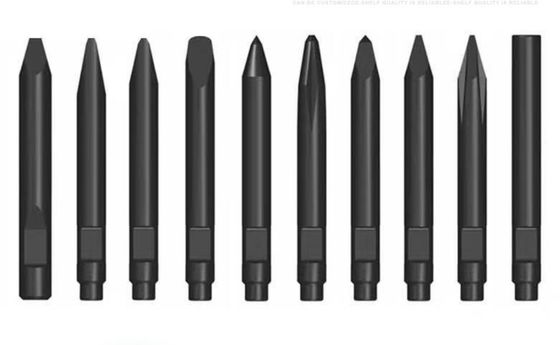 20CrMo Mining Hydraulic Excavator Breaker Chisel Moil Point Chisel
