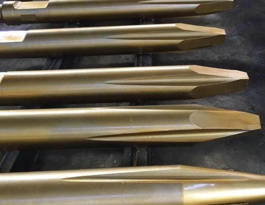 42CrMo Hydraulic Hammer Breaker Chisel Water Oil Cooling For Excavator