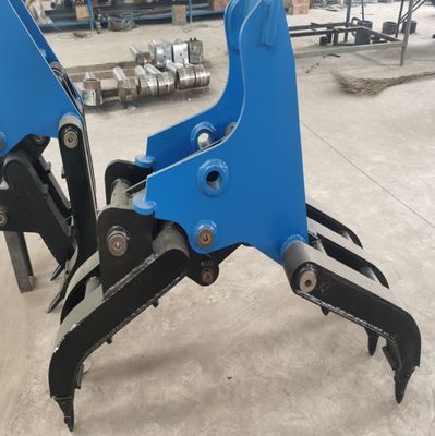 Q345B Hydraulic Rock Grab For Excavators 35T Construction Works Oem