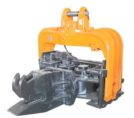 OEM 24ton Excavator Pile Driver Hydraulic Sheet Pile Driver Avoid Oil Pollution
