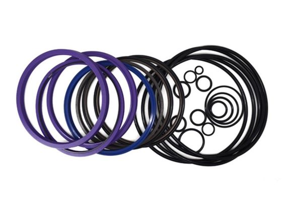 Oil Resistance Rubber Hydraulic Excavator Seal Kits For Crawler