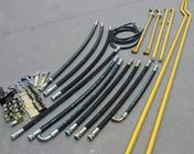 Excavator Attachment Hydraulic Breaker Hammer Pipes Hose Pipeline Piping Kit