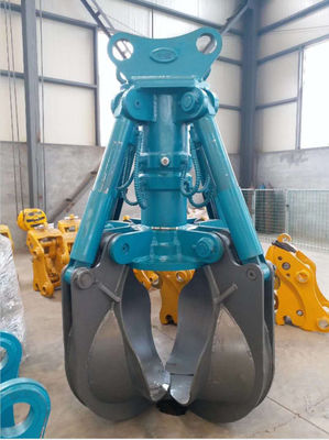 50 Ton Excavator Thumb Grab Wood Hydraulic Grapple Rotatory Grab