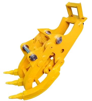 Stone Gravels Sorting Q235 Demolition Grapple For Excavator 20ton