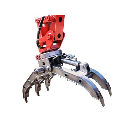 Stone Gravels Sorting Q235 Demolition Grapple For Excavator 20ton