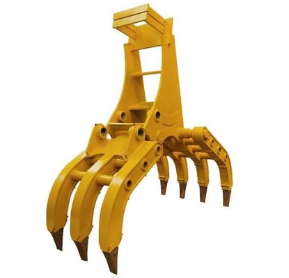 Q345B NM400 Demolition Sorting Hydraulic Excavator Grab For Stone 4T