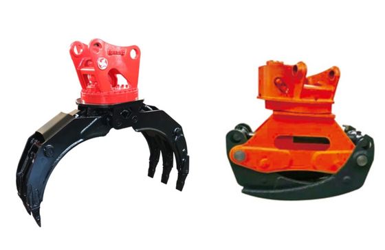 CE Certificated Scrap Metal Grab Demolition Sorting Grapple For Excavator 20ton