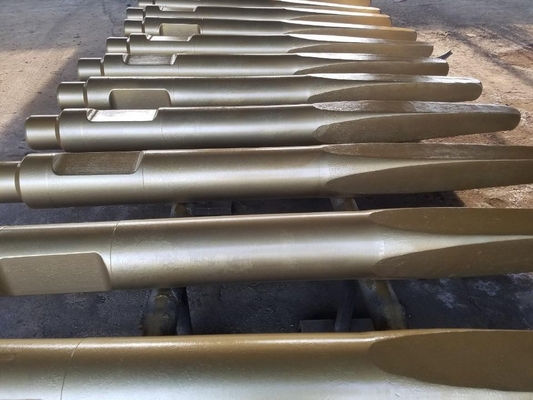 Forging Excavator Breaker Chisel Large Excavator Breaker Moil Point Chisel